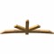 Ekena Millwork Alberta Rough Sawn Timber Gable Bracket, Western Red Cedar, 108"W x 36"H x 4"D x 6"F, 8/12 Pitch GBW108X36X0406ALB00RWR - alternate 3
